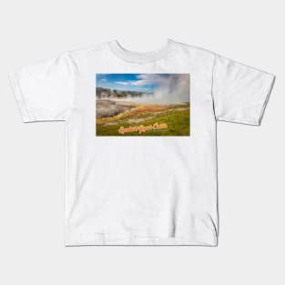 Excelsior Geyser Crater Yellowstone Kids T-Shirt